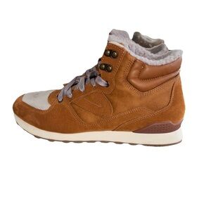 GUC Tretorn Lily 2 Women's High Top Hiker Sneaker Sherpa Lined Brown 10M